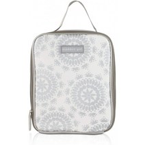 Madden Girl Insulated Travel School 탑 핸들 런치 백-실버