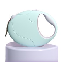 카노 강아지 자동 리드줄, 민트그린