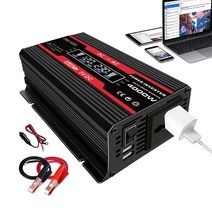 DC 컨버터 모듈 차량용 변환 통신 가변 전압 4000W 자동차 인버터 직류 12V ~ AC 110V/220V 50Hz 전압 변환