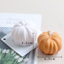 아로마 캔들 금형 DIY 양모 모양 양초 실리콘 주조 수제 비누 만들기 왁스 공예 홈 인테리어, Pumpkin
