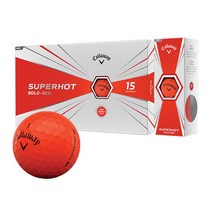 캘러웨이 슈퍼핫 골프공 3피스, 레드, 15개