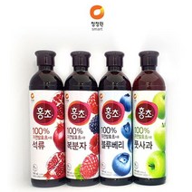 청정원 자연발효 홍초900ml 석류 블루베리 식초음료, 블루베리900m