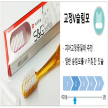 [S&G 공식판매점] 치아교정용 칫솔 (슬림모 일반모 1박스 / 12개입), 교정V슬림모 12개입 x 2개