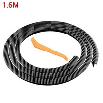 1.6M 자동차 고무 사운드 씰 스트립 탄소 섬유 자동차 대시 보드 가장자리 씰링 스트립 소음 절연 인테리어 액세서리, Carbon_1