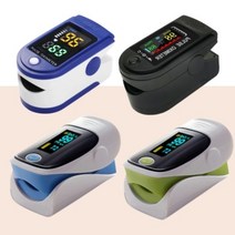 OLED 산소포화도 측정기 광센서 핑거형 맥박 혈중 산소 농도 측정 옥시미터 SPO2, 프리미엄형(색상랜덤발송)