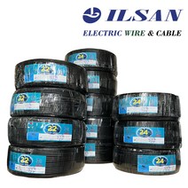일산전선 UL2464 AWG20 조작선 전선 데이터 케이블 흑색 100M, AWG20 x 40C, 1개