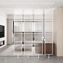 경량칸막이자재 가벽 세우기 원룸공간분리 침실, 유리 사이즈 200x55