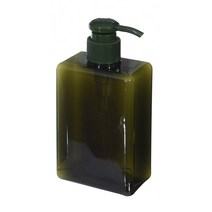 친환경 PETG 사각 디스펜서 280ml, 녹색용기, 1개