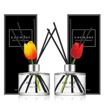 코코도르 디퓨저 200ml X 2개 + 튤립 꽃스틱 2P 증정, 코코도르 디퓨저 200ml X 2개 + 튤립 꽃스틱 2, 03_CO200/퓨어코튼 + 튤립_레드(11cm)+튤립, 03_CO200/퓨어코튼