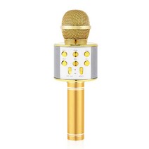 플레이고 P151 휴대용 블루투스 마이크 홈 노래방 야외 MP3 스테레오 레코딩 HD, 상세페이지 참조