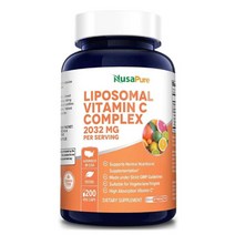 NusaPure 누사퓨어 리포조말 비타민C 2032mg 베지캡슐 200정 Liposomal VitaminC