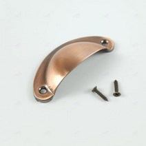 캐비넷 가구 반원 손잡이 서랍손잡이 화이트, 단품