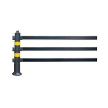 우리안전 차선분리대 연속형 무단횡단금지 중앙차선 중앙분리대 횡단보도 차선표시, 차선분리대 무단금지바 연속형, H1000XL2000/무단횡단금지바1 2줄바2개