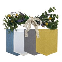 DIY 피그먼트 무지 월배너 가랜드 생일 돌 백일 자수용 인쇄용 배너 4COLOR, 블루