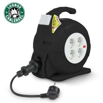 러그 캠핑용 작업용 케이블 자동줄감김 릴선 오토릴 전기연장선, 1개, 15m