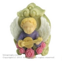 기타치는 아기천사 실리콘몰드 (100g)