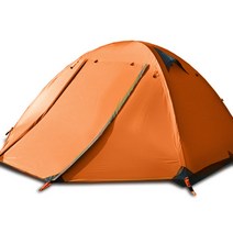 메이리앤 1인 2인 3인 백패킹 텐트 오렌지 그린 플라이탑, 3인용
