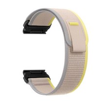 Garmin Descent G1 Solar Mk1 Mk2 Mk2i 시계대 부드러운 통기성 나일론 벨크로 손목 밴드 가민 Quick Fit 26mm 22mm 스트랩, #2
