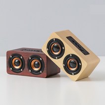 217994 오아 아이브릭 휴대용 블루투스 스피커 OA-SP600, 골든우드 B0015