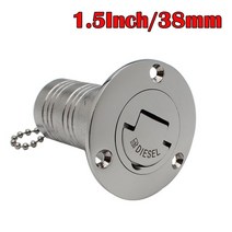 자동차 오토바이 광고 새로운 스테인레스 스틸 316 데크 필러 가스 디젤 연료 폐수 38mm 50mm 미러, 05 1.5inch Diesel