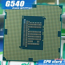 리퍼 CPU 인텔 셀러론 G540 2M 캐시 2.5 GHz L3 = LGA 1155 TDP 65W 데스크탑 CPU 프로세서 (100, 한개옵션0