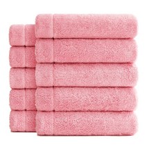 핑크핑크 호텔수건 40수 코마사 200g 10장 세면타월, 단품