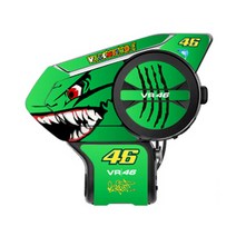 세나 블루투스 50S 데칼 스티커 모음, 로시 샤크 그린