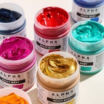 알파 고점도 헤비바디 아크릴물감 250ml 2240 A Burnt Sienna, 상세페이지 참조