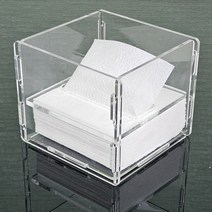 투더 테이블 냅킨함 아크릴 냅킨함 리필용 냅킨함 케이스, 2개