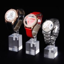 [2set] 마징가케이스 마징가 레고 피규어 진열장 케이스 하이 로우 아크릴 시계 디스플레이 시계 스탠드 홀, 01 Clear_01 Small