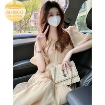 보라 데보라 유인나 원피스 옷 괌 발리 키작녀 잔꽃무늬 지락실 미미 브이넥 쉬폰 롱