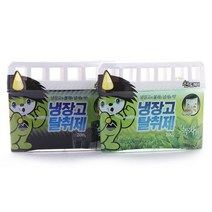 산도깨비 냉장고 탈취제 200g X 6개 /녹차향/숯향/3개월지속효과/냉장고 냄새제거/김치냄새제거, 녹차