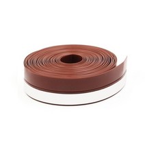방풍 자체 접착 도어 하단 씰 스트립 1m 창 고무 방음 먼지 앞 유리 씰링 테이프, 갈색, 45mm