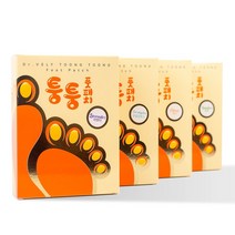 닥터블리 퉁퉁 풋패치 발바닥패치 독소 다리붓기 수액시트 노폐물 발패치 4박스, 향별로 1박스씩, 4개