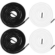 구두굽 교체 수선 heallily 코튼 로프 스웨터 스포츠 바지 drawstring 코드 용 두꺼운 긴 구두 끈 4pcs