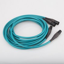 오디오 케이블 크로스 밸런스드 Hifi XLR 상호 연결 한 쌍의 카다스 1.5m, [01] 0.5m