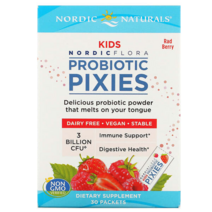 Nordic Naturals 노르딕 내추럴스 노르딕 플로라 키즈 프로바이오틱스 30억 CFU 베리 Probiotic 30개입, 1개