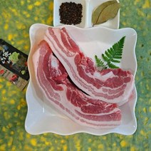 삼겹살 통삼겹살 냉삼 1Kg 고원돈 통삼겹 캠핑고기, 5.0cm