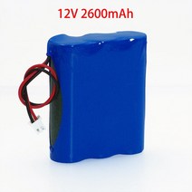 VariCore 12V 18650 리튬 이온 배터리 팩 모니터 CCTV 카메라 배터리 12.6 V 1.8A 2A 2.2A 2.5A 2.6A 2.8A 3A, 12V 2600mAh Battery, 05 12V 2600mAh Battery, 12V 2600mAh Battery