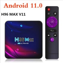TV 박스 안드로이드 11 블루투스 와이파이 RK3318 Rockchip USB 3.0 4G 64GB H96 Max V11 셋톱 스마트, 02 Eu 플러그_03 2G 16G