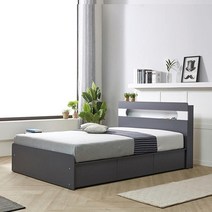 슈퍼싱글사이즈 수납형 부부트윈침대 편안한 자취방 원룸 1인용베드 미니