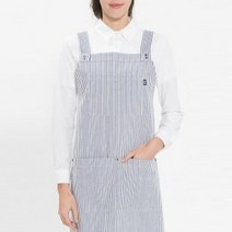 빵빵야 H형 줄무늬 앞치마 화이트 네이비 요리 주방 공방 예쁜원피스앞치마, 상세페이지 참조