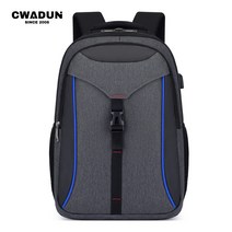 Cwadun 남녀공용 백팩 대학생 직장인 책가방 노트북 가방