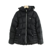 휠라스포츠 블랙 덕다운 패딩 여자 9434