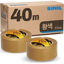 신일 황색 박스테이프 40M 57mic 50개