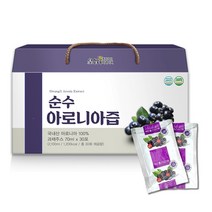 국산 아로니아즙 원액 착즙 과채주스 70ml 30포, 1박스