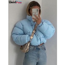 퀄팅자켓 남자결혼식하객룩 자라 Orangea 여성 짧은 패딩 재킷 면 패딩 두꺼운