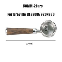 Breville-58mm BES900/920/980 필터 커피 바텀리스 포터필터 스테인레스 스틸 교체 바구니 카페 도구, [06] 58mm-A2