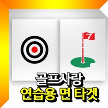 면타겟 (소형 로고인쇄)골프연습용타겟 골프과녁타겟 골프깃발타겟 골프망, 깃발