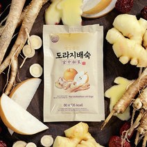 생강품은 도라지배숙 도라지배즙 기관지에좋은 목감기 건강식품 간절기선물 80ml, 2박스(60팩)